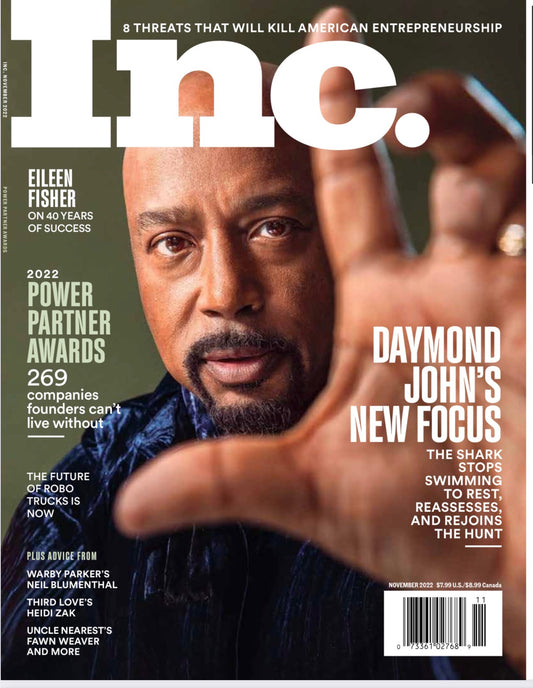 Daymond John Featured Inc Magazine Cover Story