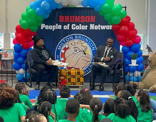 Daymond John Inspires Students at Brunson School with Latest Book