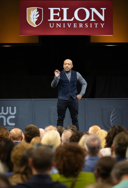 Daymond John Shares His Knowledge With Future Sharks During Elon Convocation Speech
